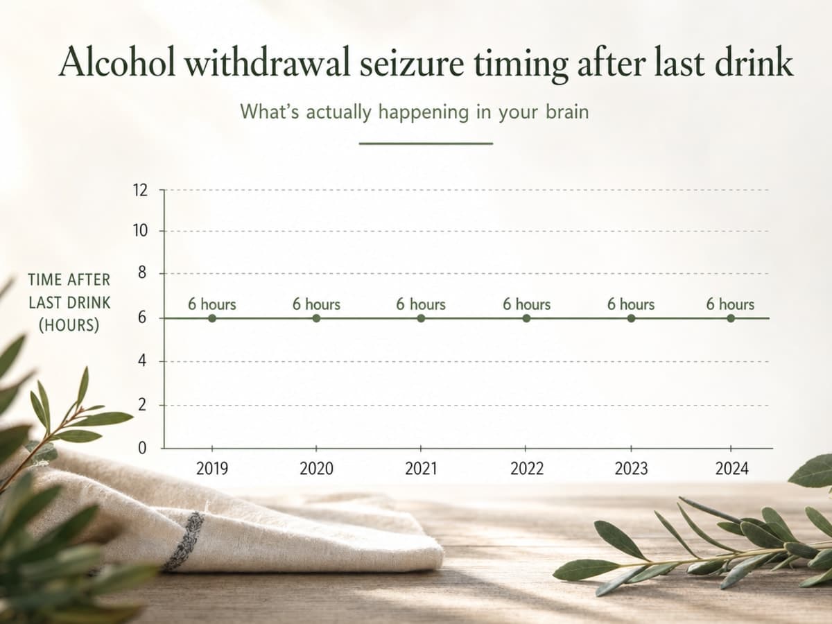 Why Withdrawal Can Trigger an Alcoholic Seizure 1 Chart showing Alcohol withdrawal seizure timing after last drink